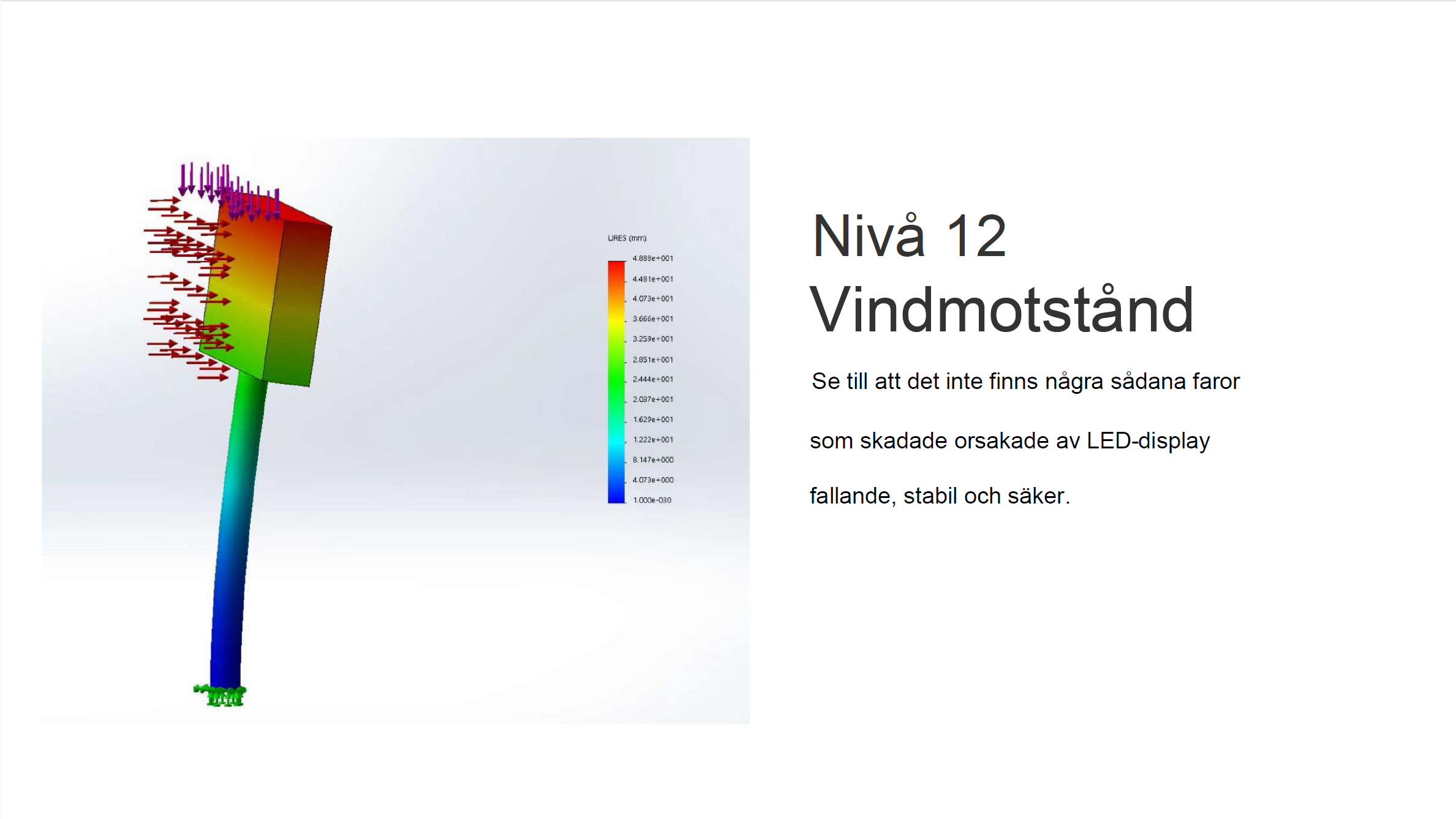Vindmotstånd och säkerhet